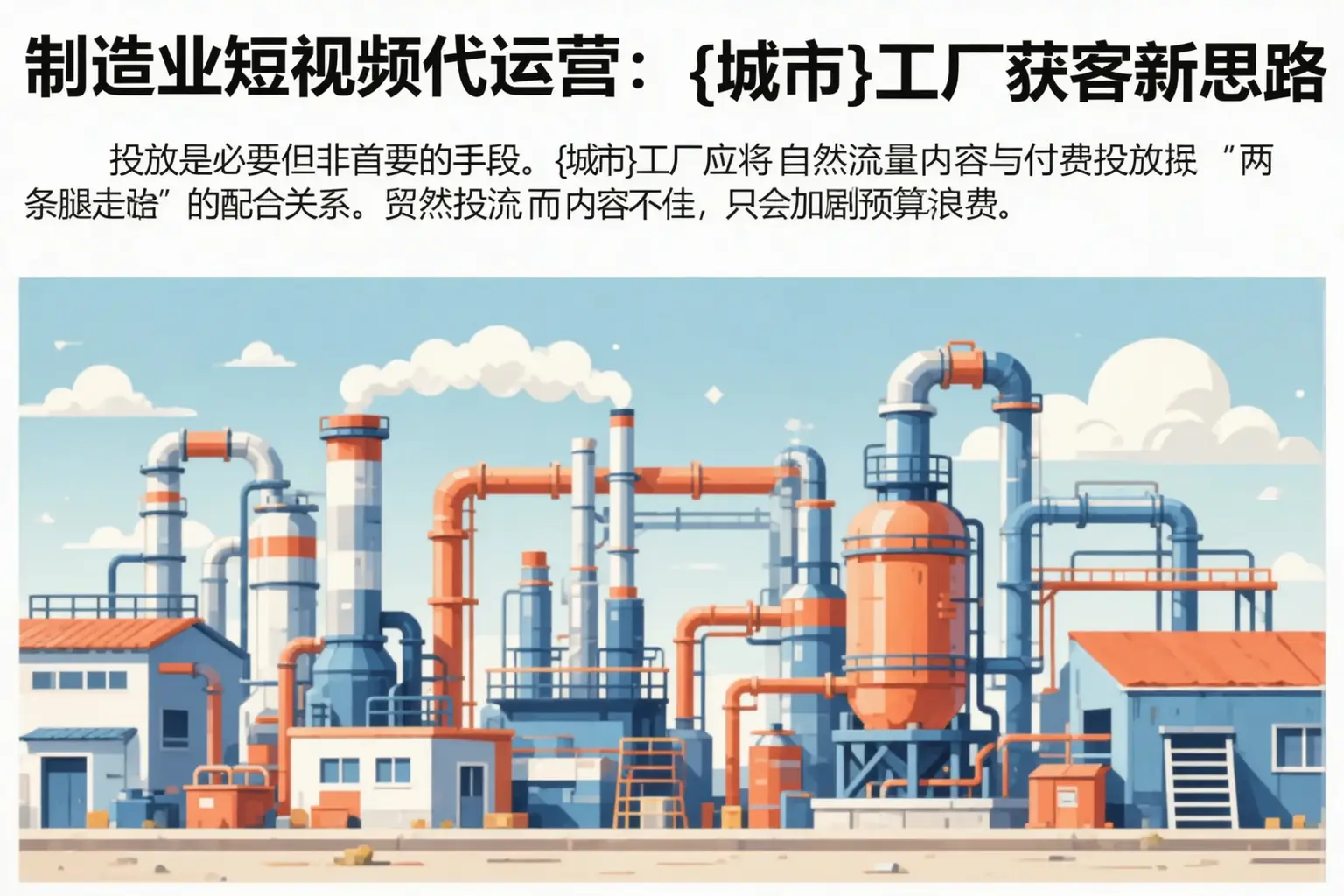 制造业短视频代运营:宁蒗工厂获客新思路